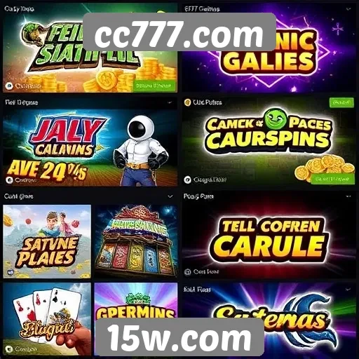 Análise da oferta de jogos no cc777.com